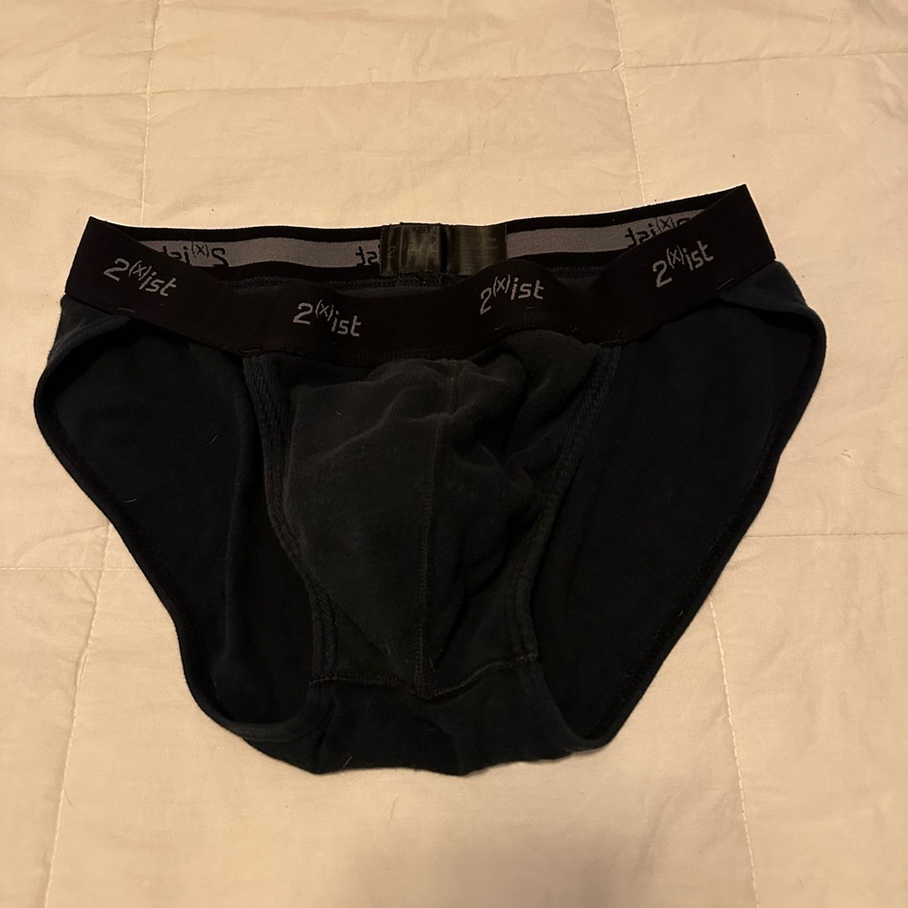 Vintage 2xist Men's Black Sport Briefs